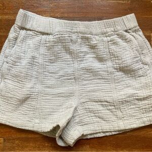 Madewell Easy Pull On Shorts Lightspun L